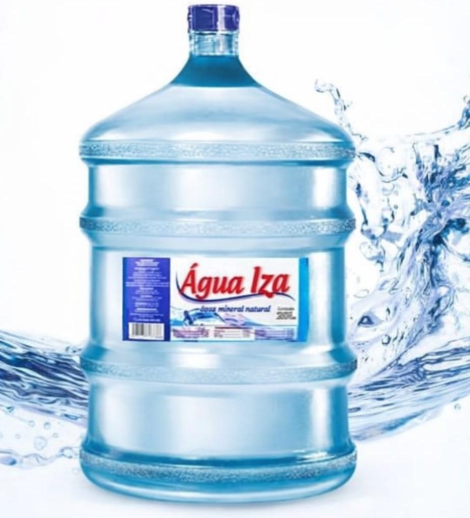 Galões de água mineral geladinha prontos para entrega